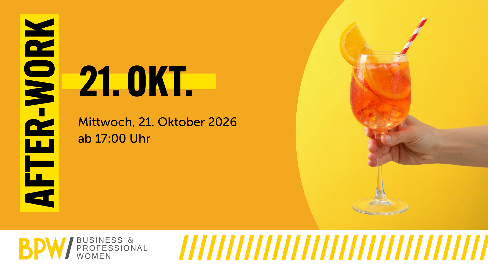 BPW Steyr After-Work-Drink im Oktober – save-the-date